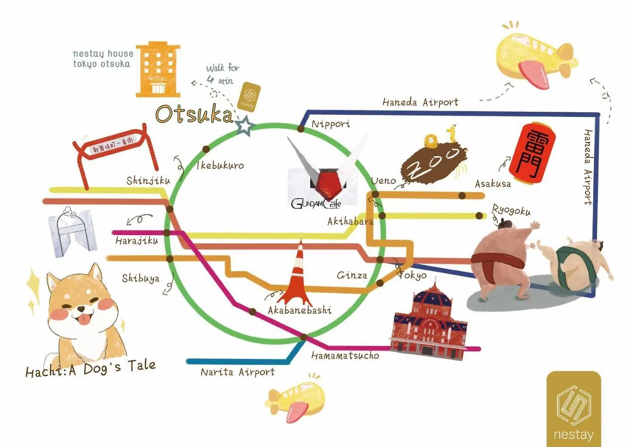 Nestle Tokyo Luxury Otsuka Apartman 0*,  Japán